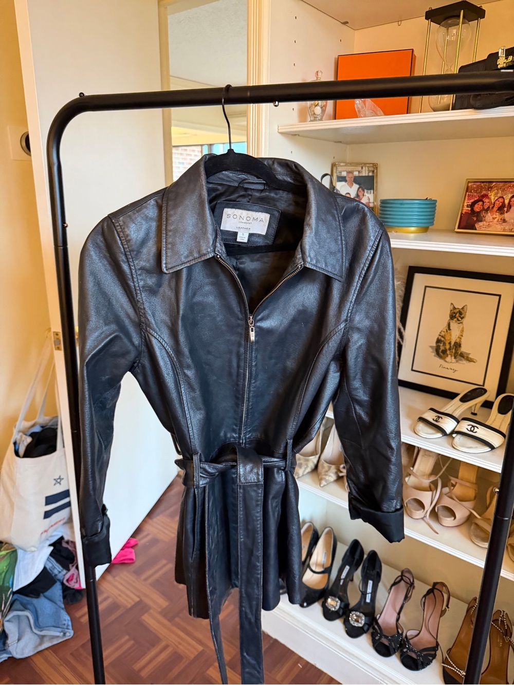 Sonoma black leather jacket